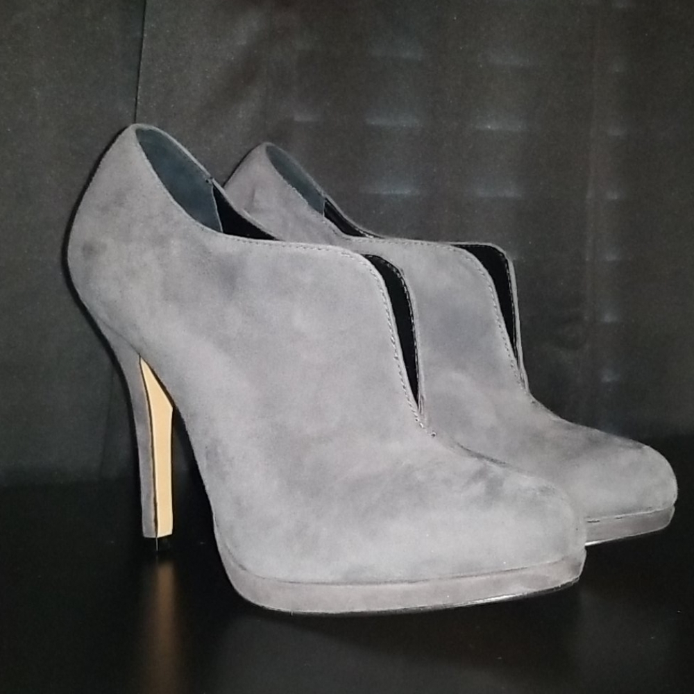 ALDO Grey Suede Booties
